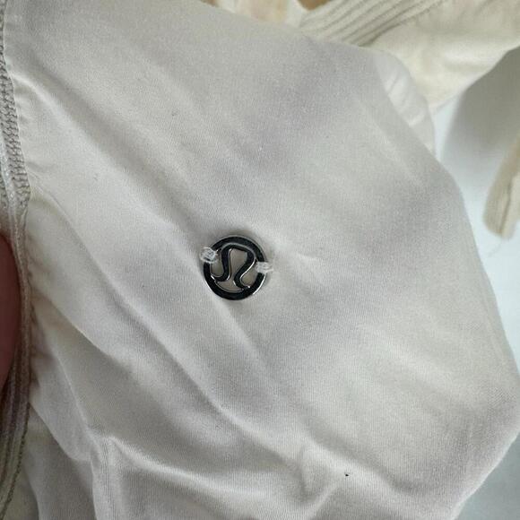 Lululemon cardigan sweater small cream ivory tunic athleisure minimalist office - Picture 2 of 5